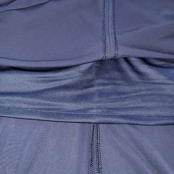 Banana Republic Blue Sleeveless Midi Dress Sz 8 - Picture 5 of 11